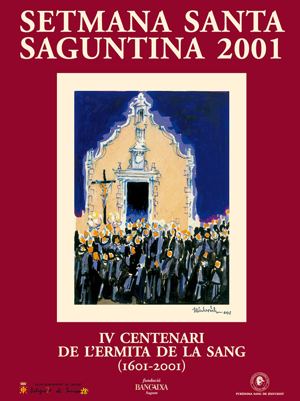 Cartel Semana Santa Saguntina 2001