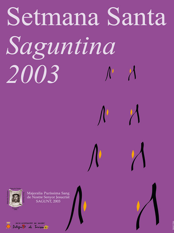 Cartel Semana Santa Saguntina 2003