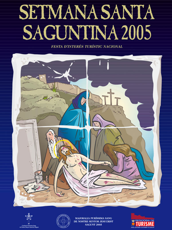 Cartel Semana Santa Saguntina 2005