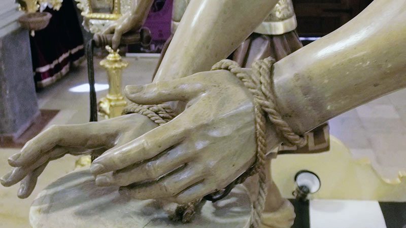 La flagelación del Señor. Popularmente conocida como