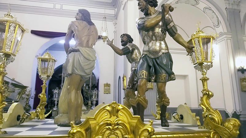 La flagelación del Señor. Popularmente conocida como