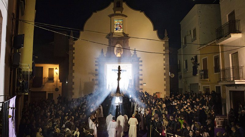 Miércoles Santo. Actos de la Cofradía de la Purísima Sangre de Sagunto