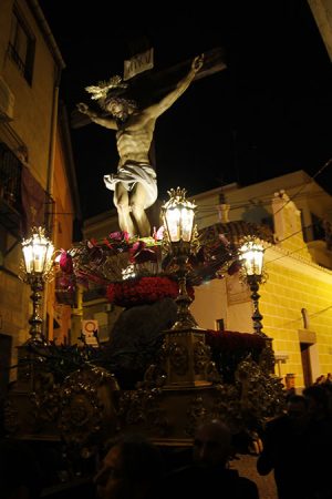 Miércoles Santo. Actos de la Cofradía de la Purísima Sangre de Sagunto