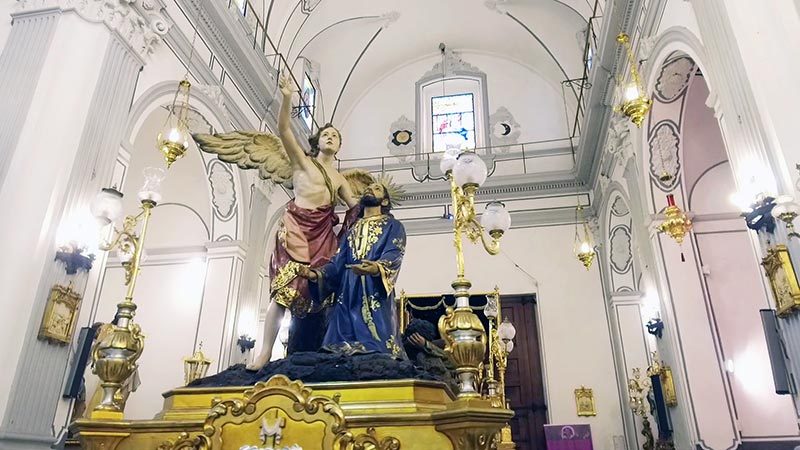 La Oración del Huerto. Fue tallada en el año 1949 por el escultor D.Vicente Pallardó Latorre