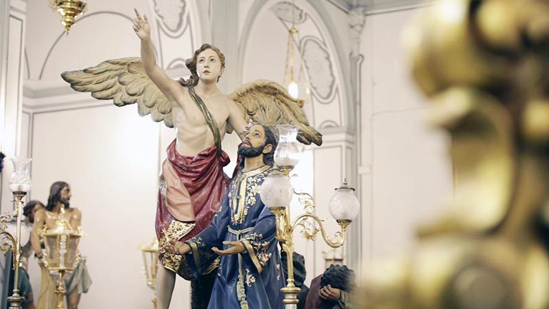 La Oración del Huerto. Fue tallada en el año 1949 por el escultor D.Vicente Pallardó Latorre