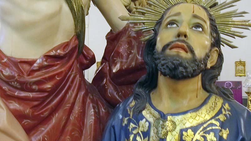 La Oración del Huerto. Fue tallada en el año 1949 por el escultor D.Vicente Pallardó Latorre