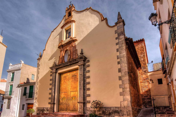 Obras fachada Ermita de la Puríssima Sang de Nostre Señor Jesucrist de Sagunt